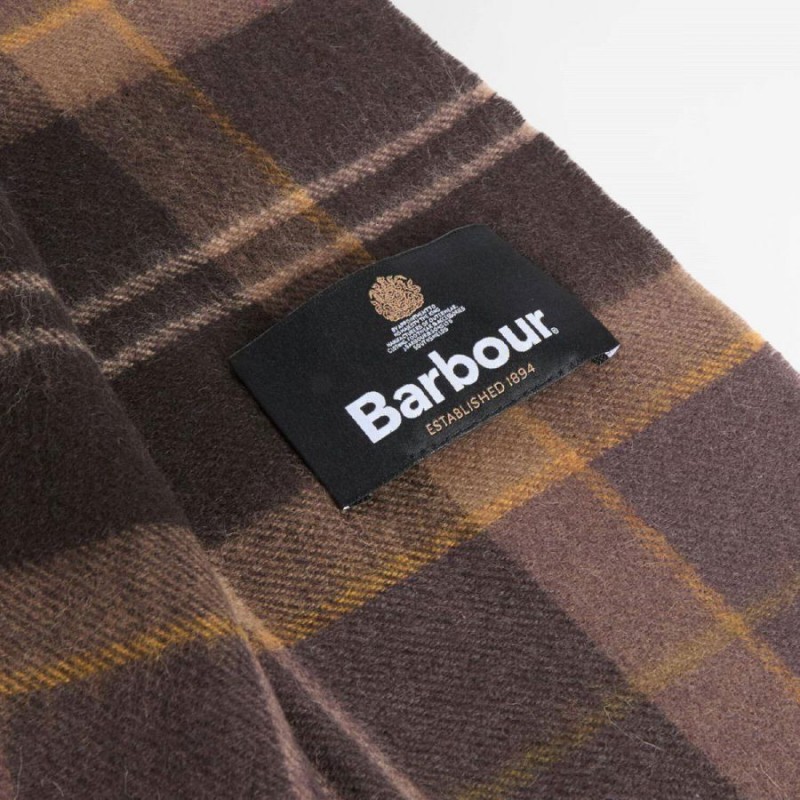 Mineral Tartan Scarf USC0405 – Dried Bracken
