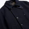 Polzeath Wool Pea Coat MWO0315 - Navy