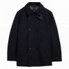 Polzeath Wool Pea Coat MWO0315 - Navy