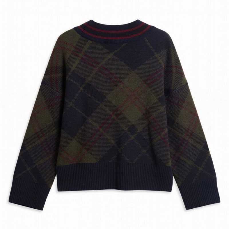 Shae Knitted Jumper LKN1841 - Tartan Textile