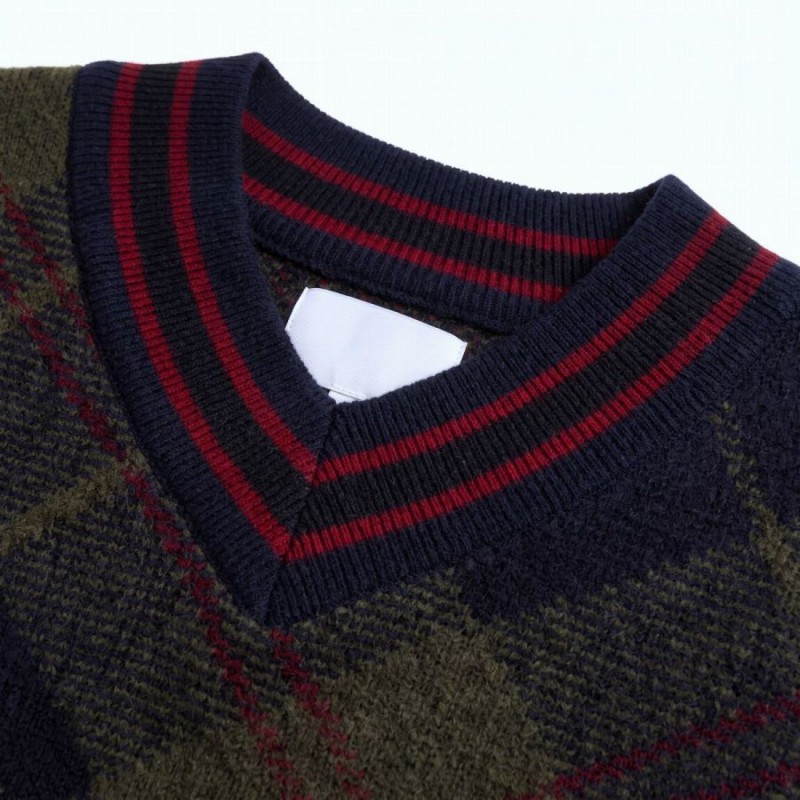 Shae Knitted Jumper LKN1841 - Tartan Textile