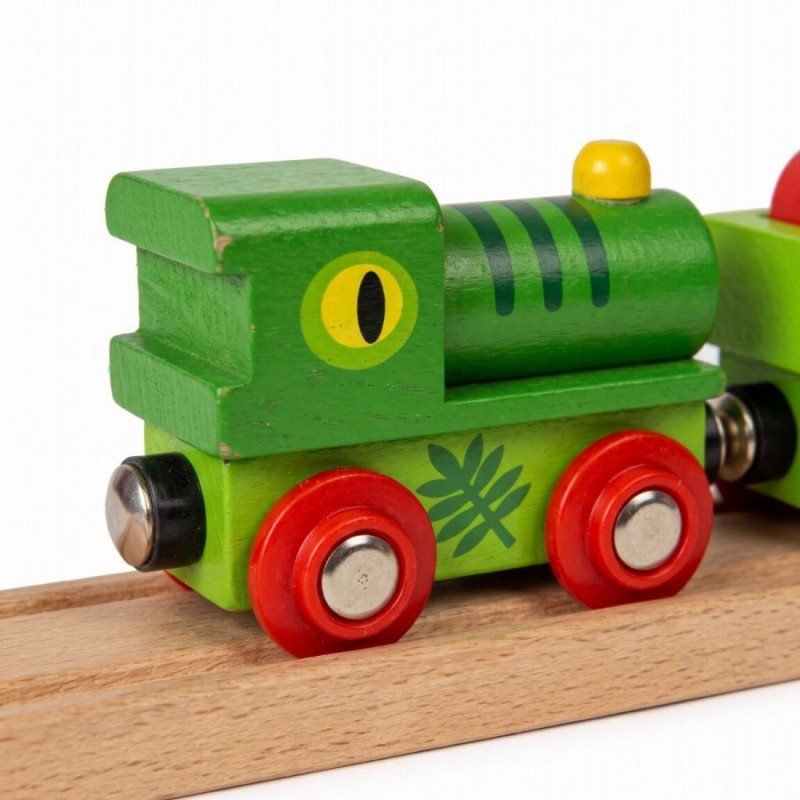 Dinosaur Railway Engine And Carriages Bjt465