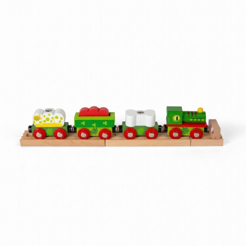 Dinosaur Railway Engine And Carriages Bjt465
