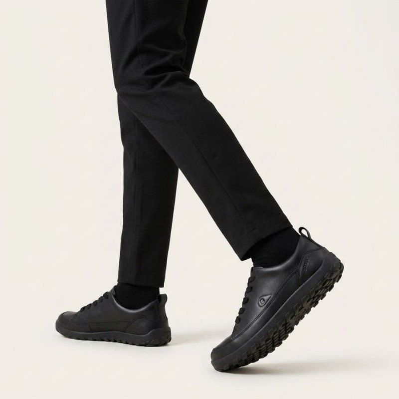 Kid+ Evo BQ Boys School Shoes - Black Leather Kid+ Evo BQ Boys School Shoes - Black Leather