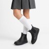 Kid+ Jodhpur II BQ School Shoes - Black Leather