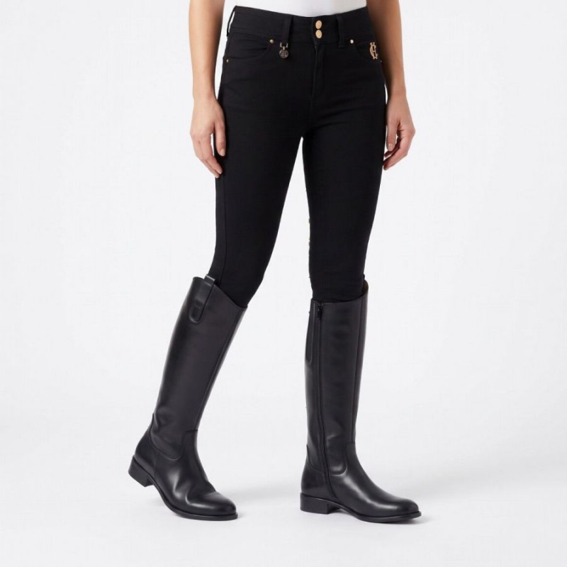 Brook XS Long Boots - Black Leather Brook XS Long Boots - Black Leather