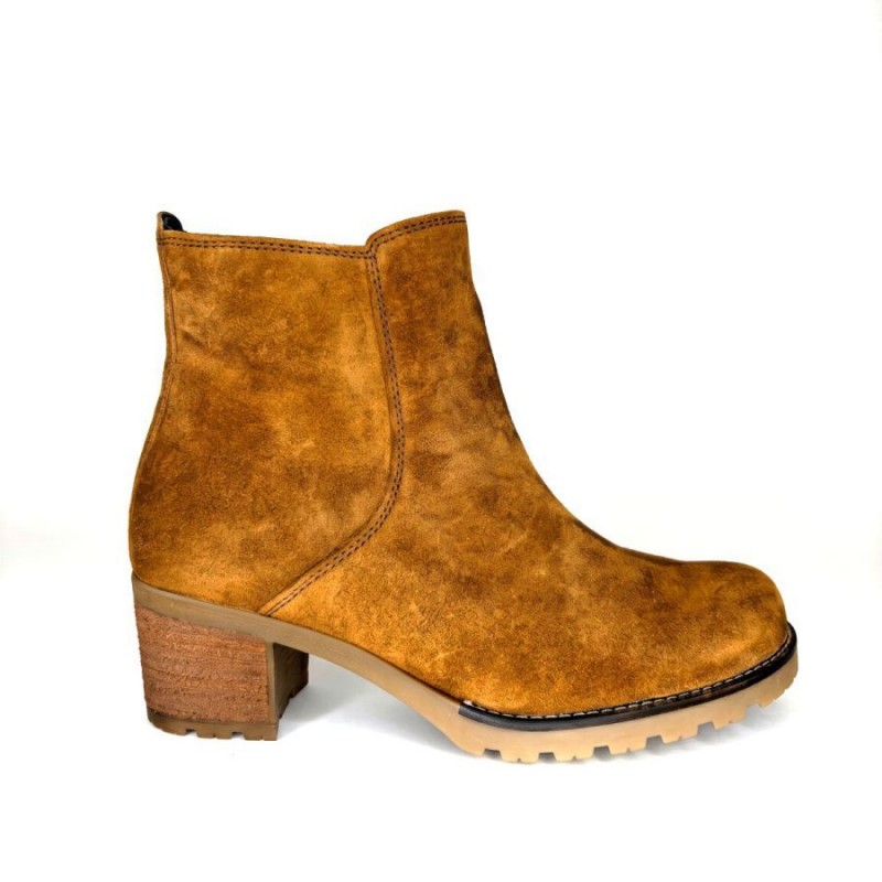 Delight 8032.01 Ankle Boots - Cognac Suede