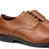 Banbury Derby Shoes - Tan Leather