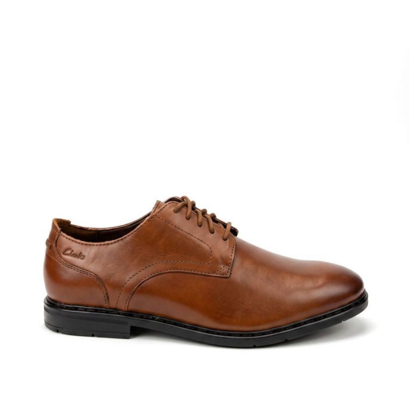Banbury Derby Shoes - Tan Leather