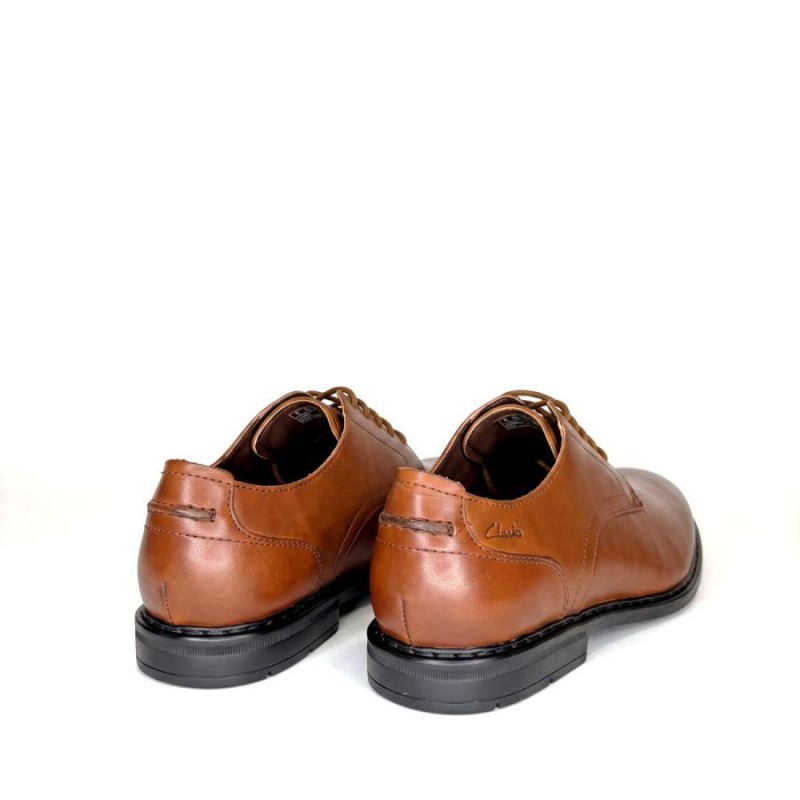 Banbury Derby Shoes - Tan Leather