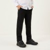 Daze Step 2 Kid School Shoes - Black Leather