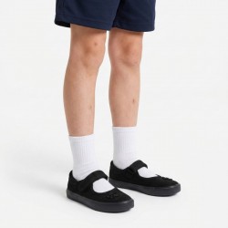 Clarks Hopper Go Plimsolls - Black Textile