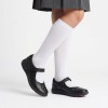 Relda Wish Kids School Shoes - Black Leather