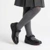 Relda Wish Kids School Shoes - Black Leather