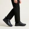 Steggy Stride Kid School Shoes - Black Leather