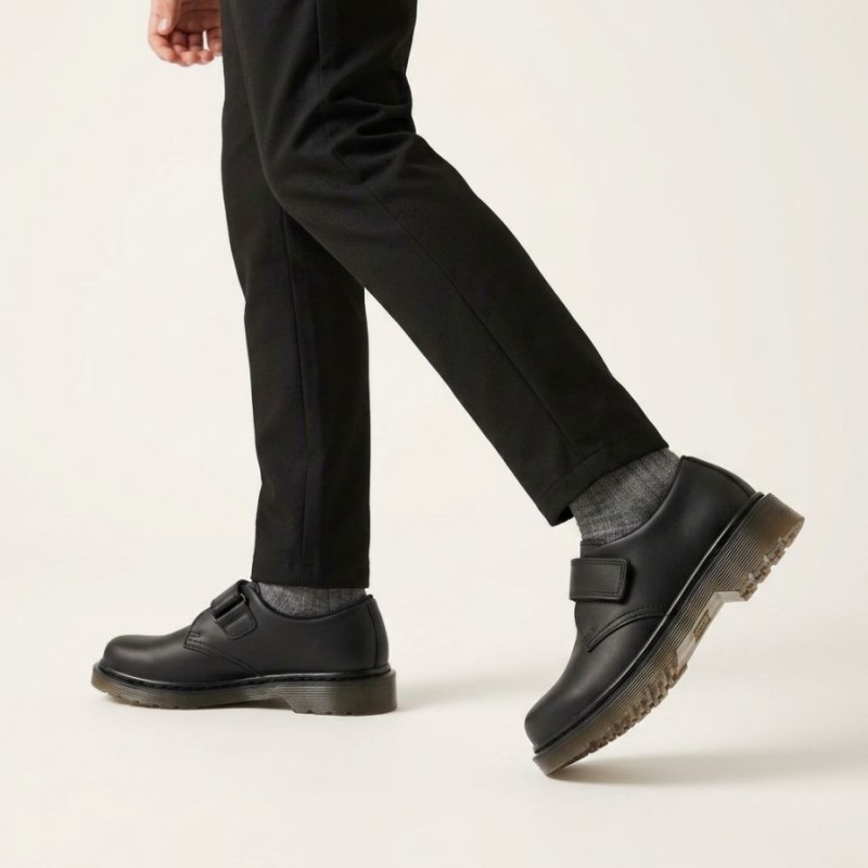 1461 Kamron Ii M 31881001 School Shoes - Black  Leather