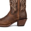 Crush Tall Western Boots - Driftwood Leather