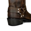 Harness Boots - Distressed Leather