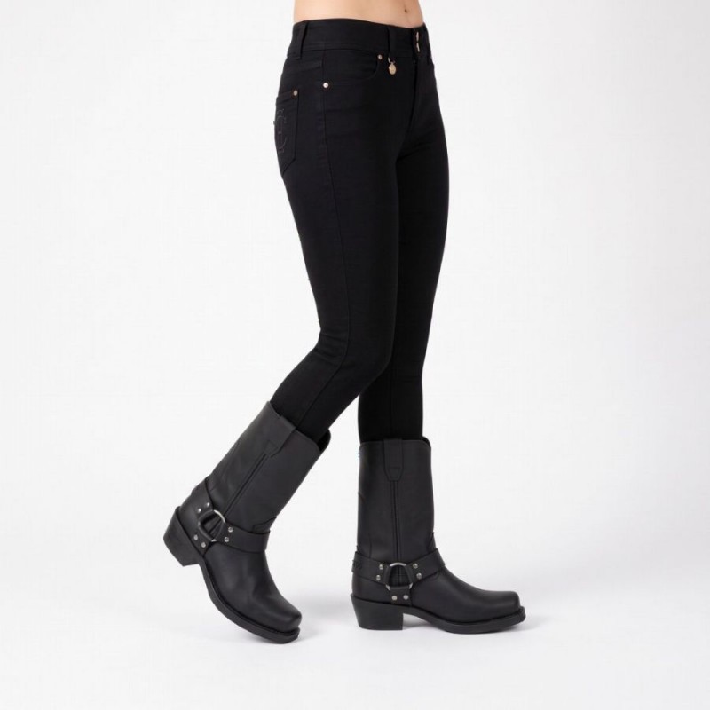 W's Harness Boots - Black Leather