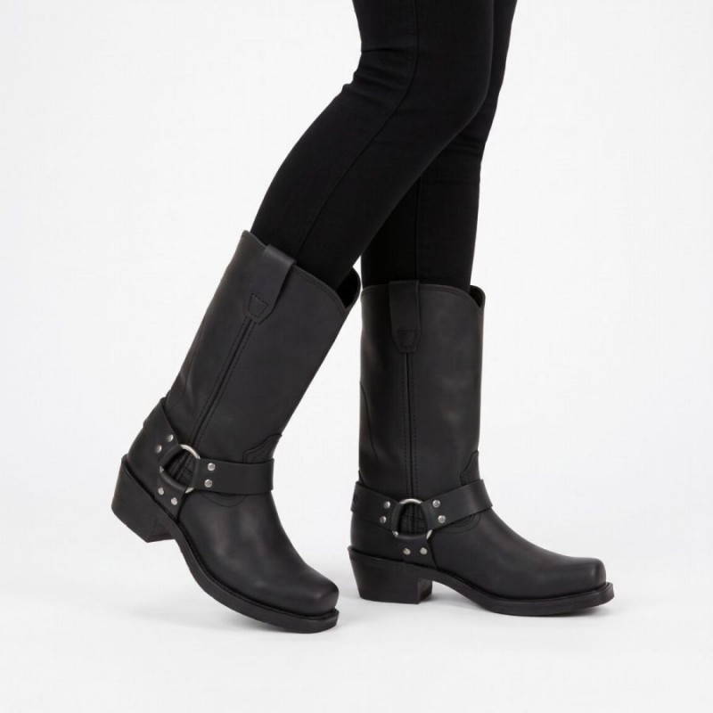 W's Harness Boots - Black Leather