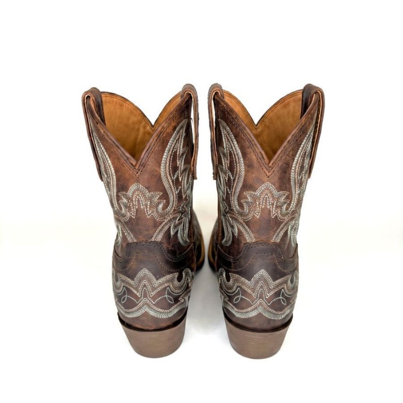 Shyloh Pony Ankle Boots - Driftwood Leather