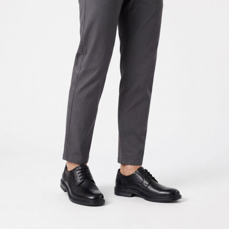 Lisbon M Derby 622104 Shoes - Black Leather