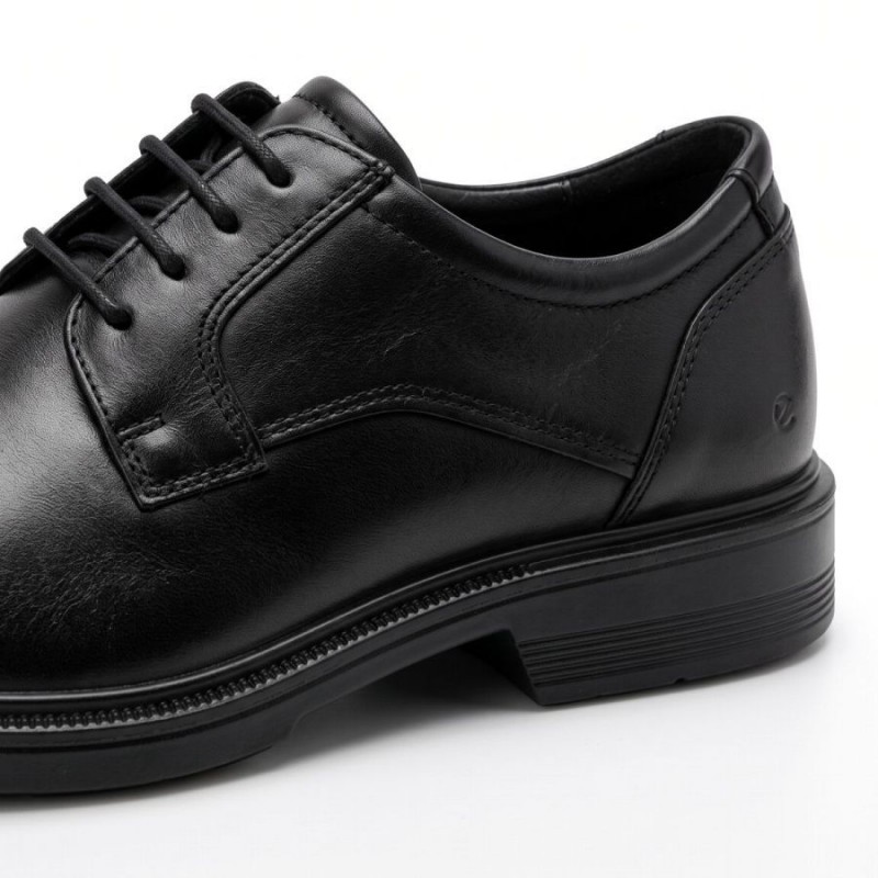Lisbon M Derby 622104 Shoes - Black Leather
