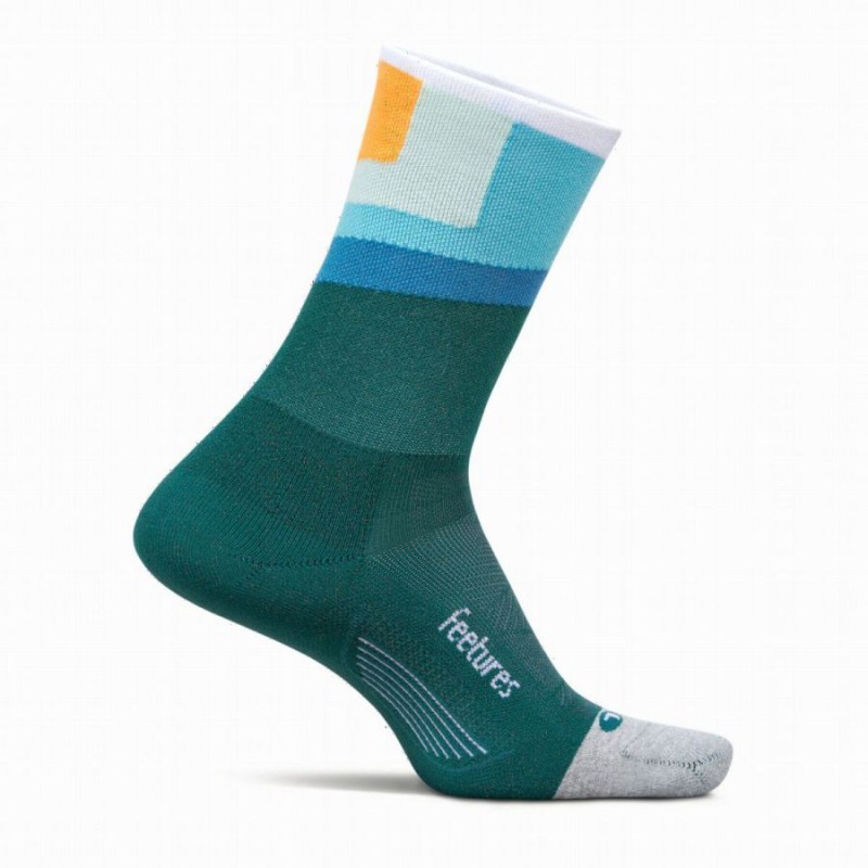Elite Light Cushion Mini Crew Socks - Breezy Court