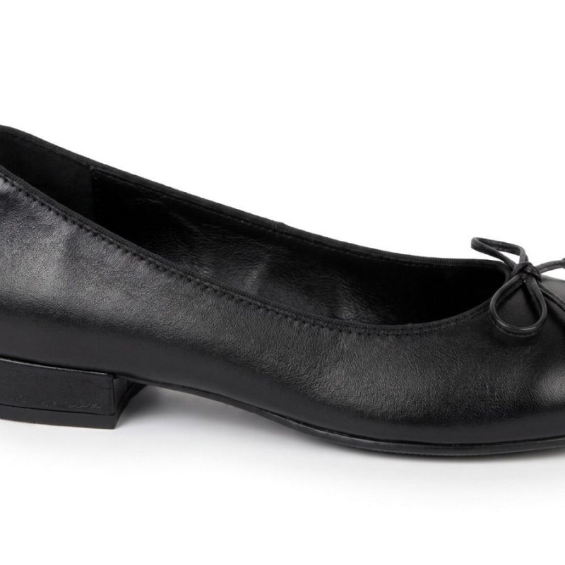 Honour 3021.01 Flat Shoes - Black Leather