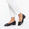 Honour 3021.01 Flat Shoes - Black Leather