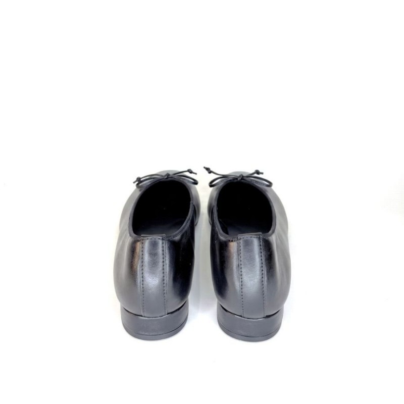 Honour 3021.01 Flat Shoes - Black Leather