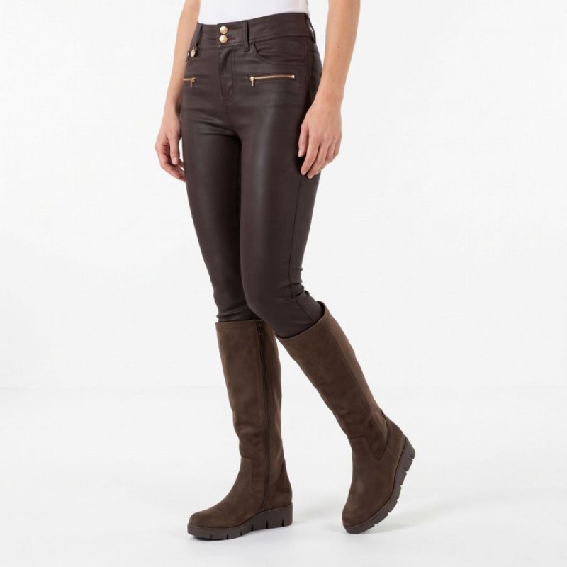 Envision 8005.03 Long Boots - Mocca Suede