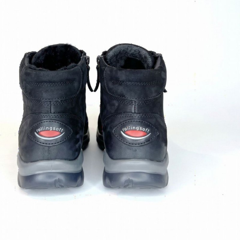 Deputy 0800.01 Ankle Boots - Black Nubuck