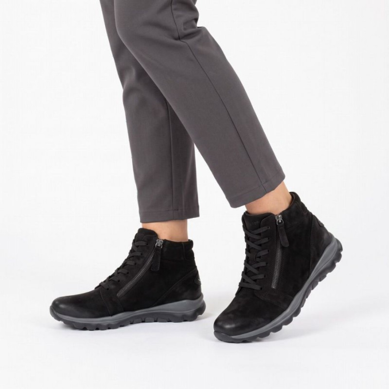 Deputy 0800.01 Ankle Boots - Black Nubuck