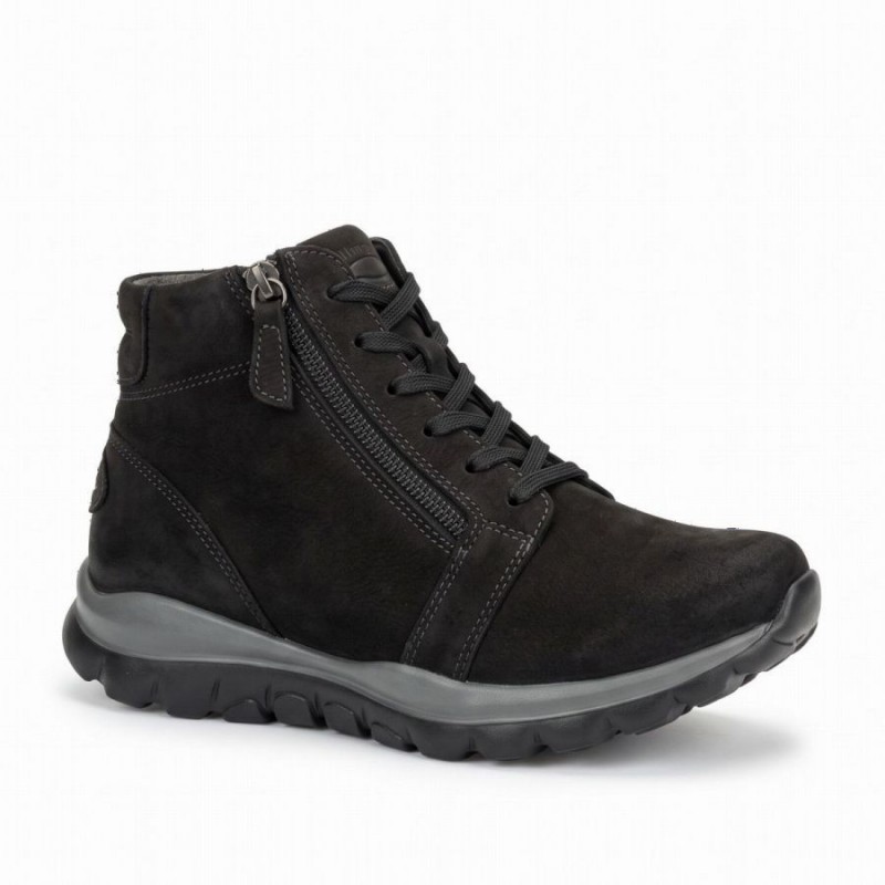 Deputy 0800.01 Ankle Boots - Black Nubuck