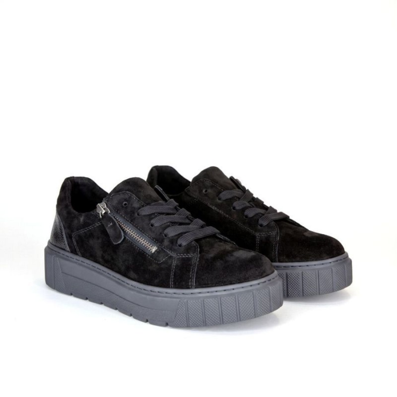Ferry 6017.03 Trainers - Black Suede