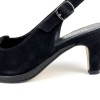Lea 3018.02 Slingbacks - Black Suede