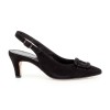 Lea 3018.02 Slingbacks - Black Suede