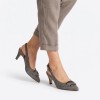 Lea 3018.02 Slingback Shoes - Taupe Suede