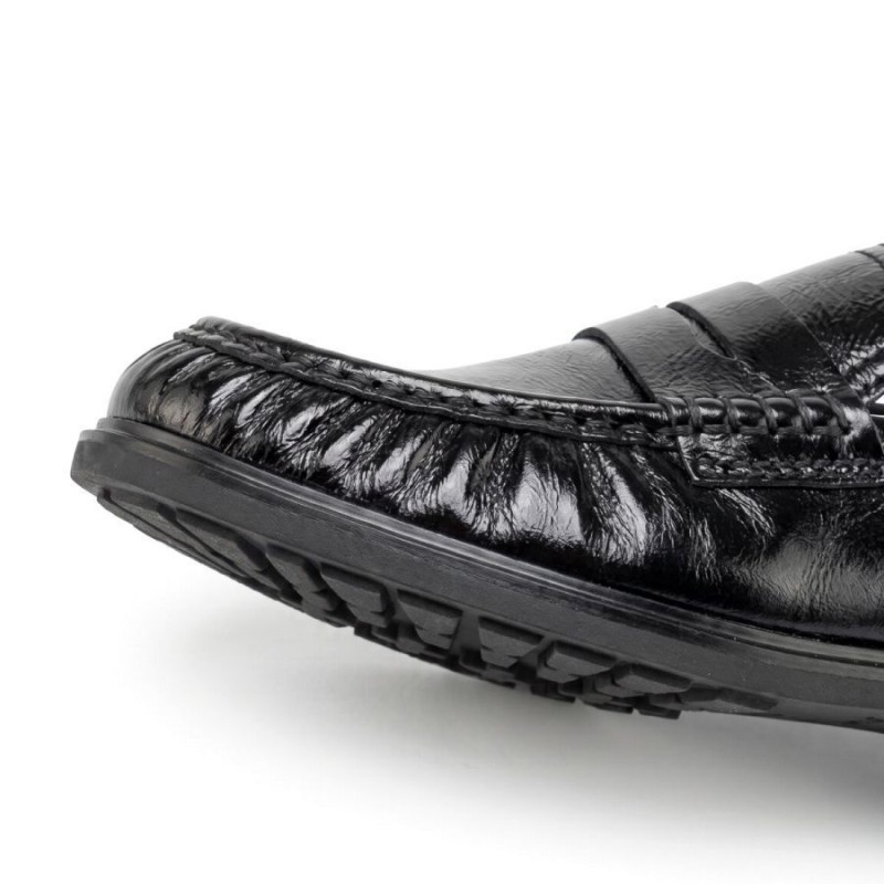 Halo 4009.01 Loafers - Black Leather