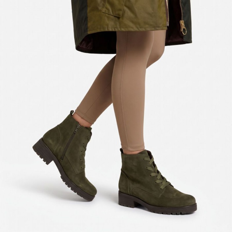 Zumba 8028.02 Ankle Boots - Olive Suede