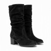 Ramona 8041.02 Mid-Calf Boots - Black Suede