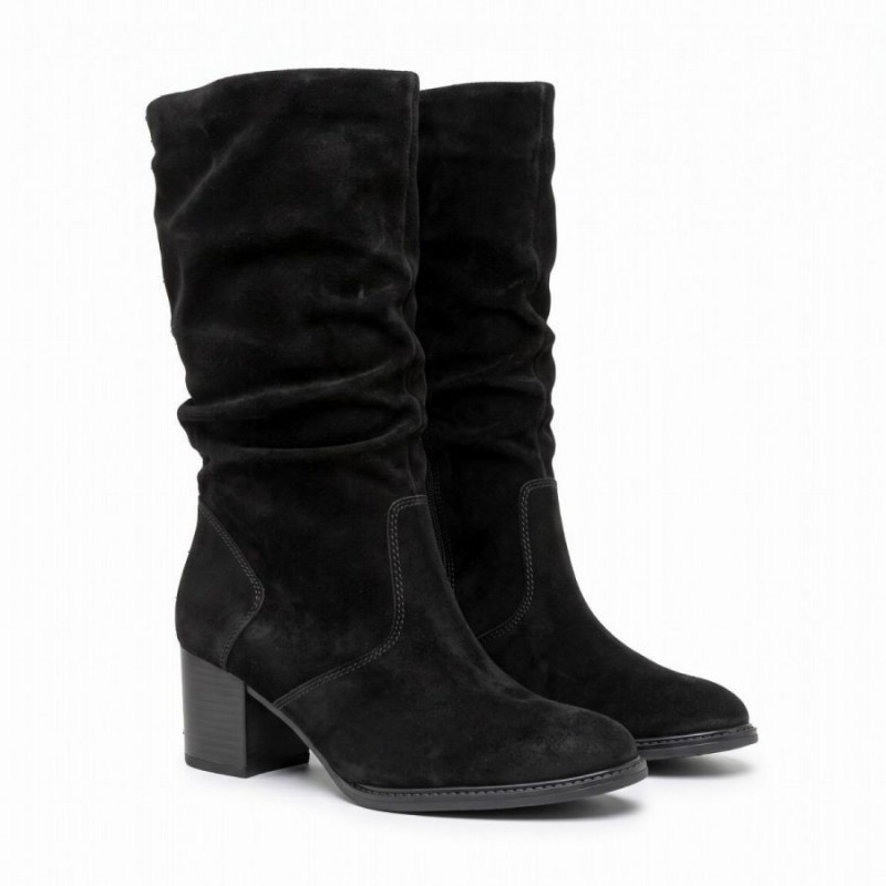 Ramona 8041.02 Mid-Calf Boots - Black Suede