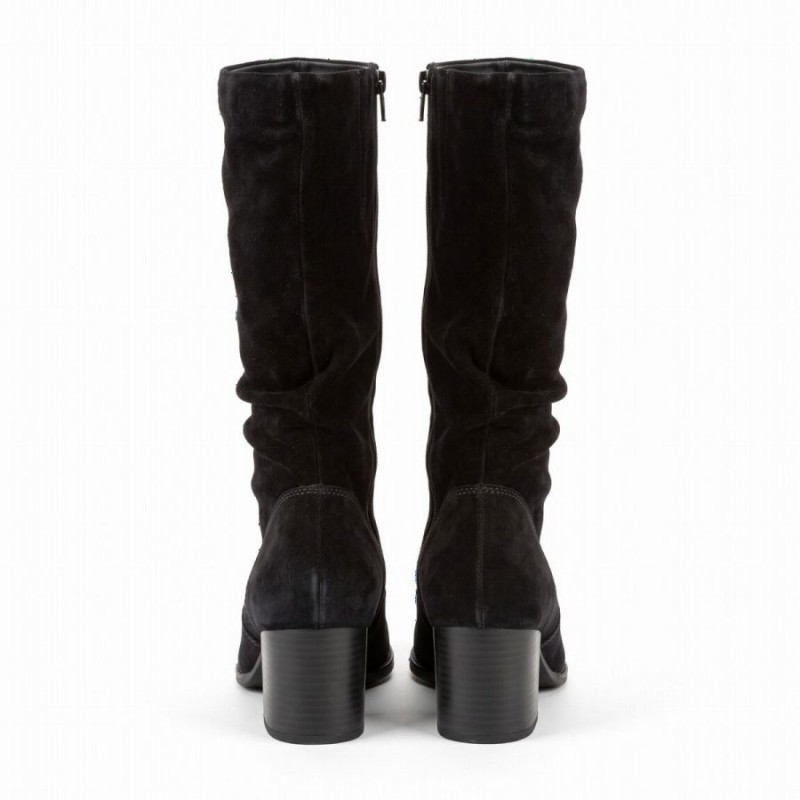 Ramona 8041.02 Mid-Calf Boots - Black Suede