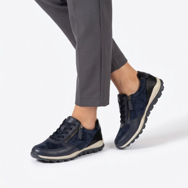 Fantastic 0100.01 Trainers - Dark Blue Suede