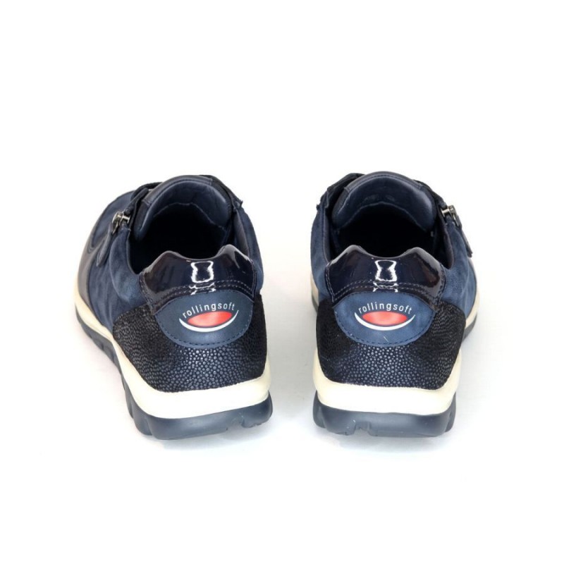 Fantastic 0100.01 Trainers - Dark Blue Suede