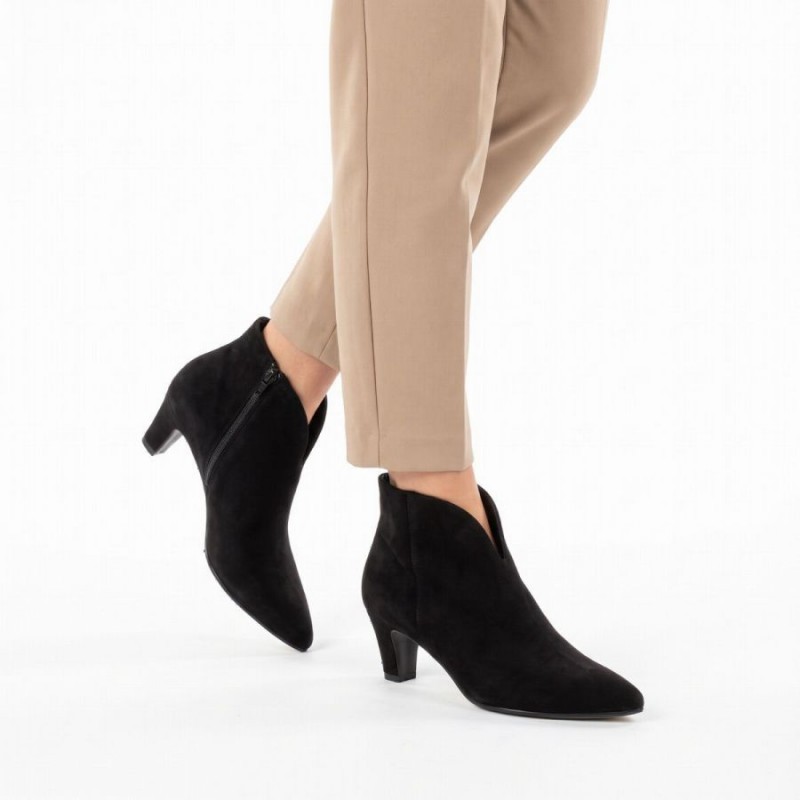Terri 8017.01 Ankle Boots - Black Suede