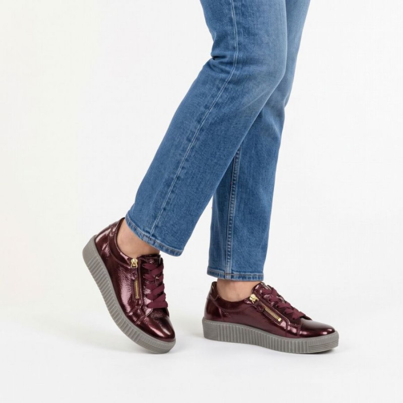 Wisdom 6010.02 Casual Shoes - Mulberry
