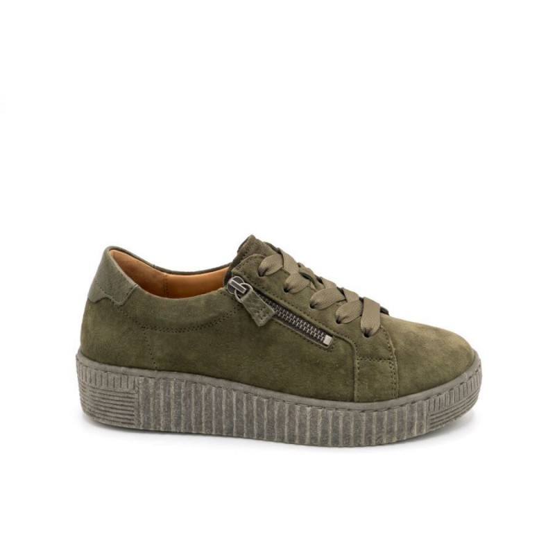 Wisdom 6010.02 Trainers - Olive Suede