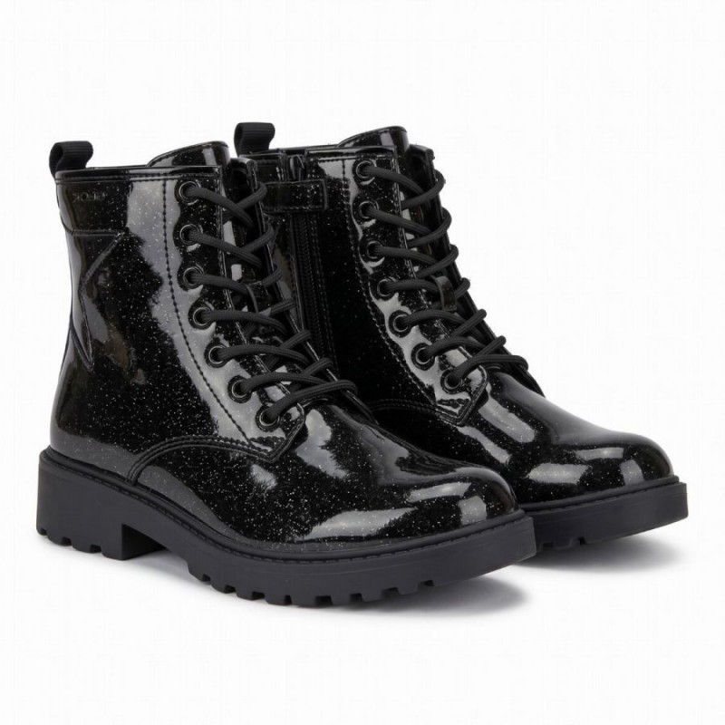 Casey Girl J9420G Boots – Black Patent